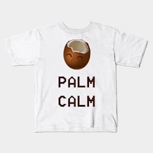 Coconut PALM CALM Kids T-Shirt